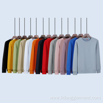 wholesale custom print crew neck fleece crewneck gym